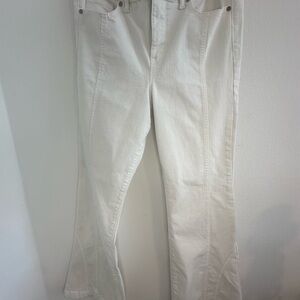 Sofia by Sofia Vergara White Flare Jeans
